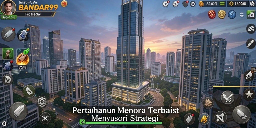 Tampilan gameplay BANDAR99 yang menegangkan dalam aksi Tower Defense.