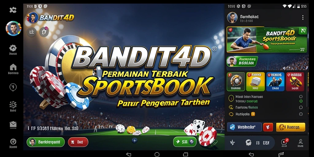 Tampilan menarik dari gameplay Sportsbook di BANDIT4D.