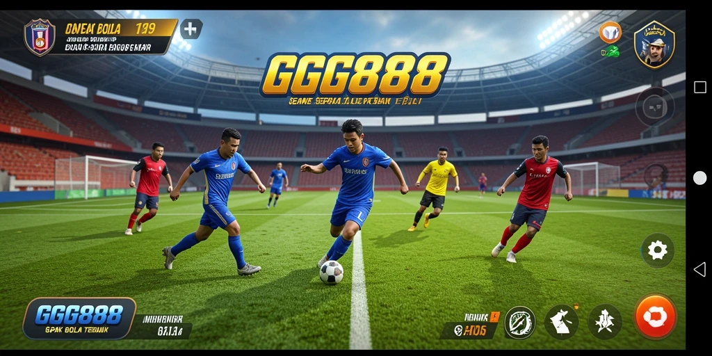 Screenshot dari gameplay <strong>GGG888</strong> yang menampilkan aksi seru di lapangan.