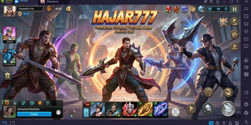 Tampilan gameplay HAJAR777 yang menarik dan penuh strategi.