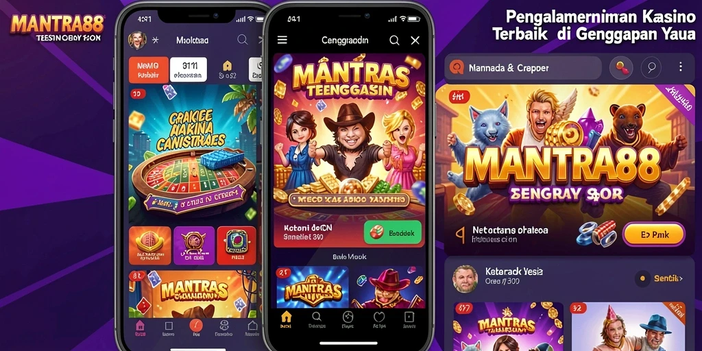 Screenshot utama MANTRA88 menampilkan gameplay seru di dunia Kasino.