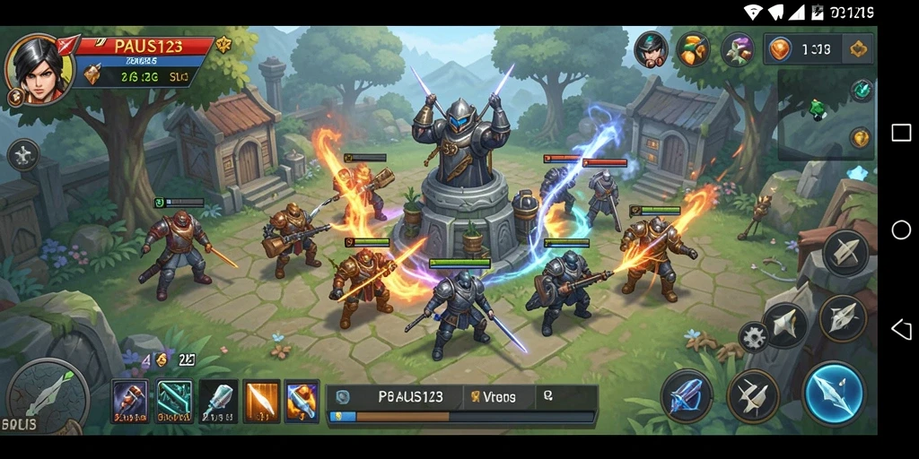 Tampilan gameplay PAUS123 menampilkan strategi dan interaksi pemain.