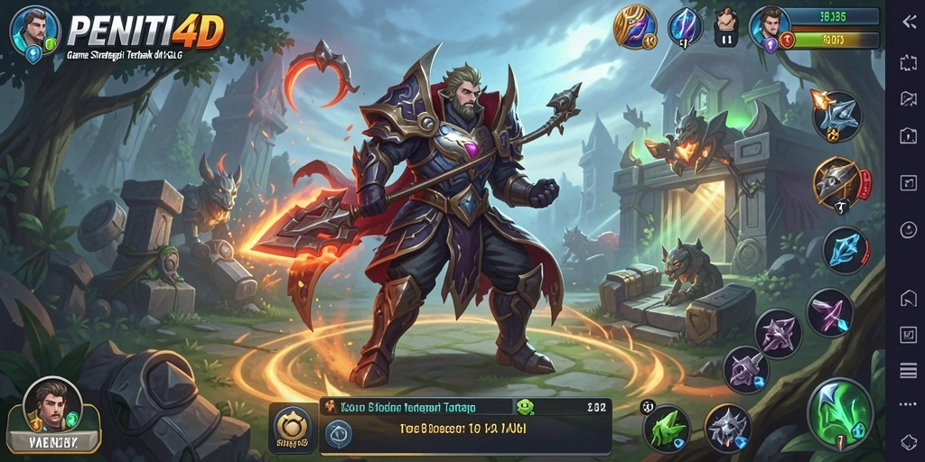 Tampilan gameplay menarik dan interaktif dalam PENITI4D.